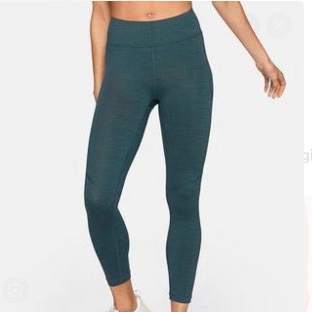 Outdoor Voices Green Coolmax Women's High-Waist Active Leggings